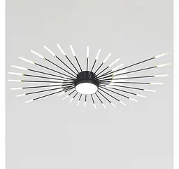 Світлодіодна люстра стельова Artlight 6472/42BK, 37 Вт, чорна - мініатюра 3