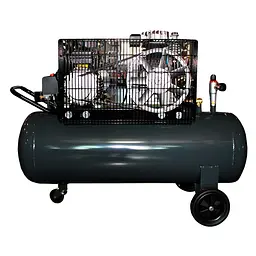 Компресор виского тиску ремінний GTM KCH2070B-100L (100 л, 300 л/хв, 2.2 кВт, 220-240 В) - мініатюра 2