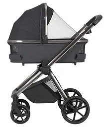 Коляска універсальна 2 в 1 Omega Excellent Grey з LED підсвічуванням для дітей до 22 кг CARRELLO Сірий - мініатюра 4