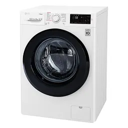 Пральна машина LG з фронтальним завантаженням F4M5TS6W, 8кг, 1400, A+++-30%, Пар, глибина 56см, Дисплей, Інвертор, Білий (F4M5TS6W) - мініатюра 6