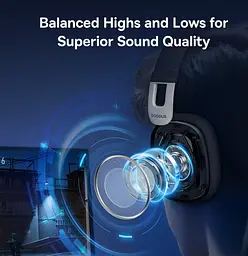 Навушники Baseus GoPlay 1 Max GaXiaoming Wired Headphones A00181002213-00 White - мініатюра 4