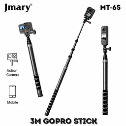 Монопод Jmary MT-65 карбоновий 300 см - мініатюра 4