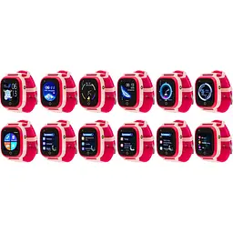 Дитячий водонепроникний смарт-годинник AmiGo GO005 4G WIFI Thermometer Pink [59323] - мініатюра 5