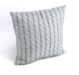 Подушка Руно 50х50 силіконова Grey Braid (Р306.52_Grey Braid) - мініатюра 1