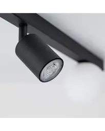 Світильник поворотний, спот TK Lighting 10000 Vox GU10+G9 2x10+6W IP20 Bk - мініатюра 3