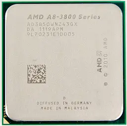 Процесор AMD A8-3850 2.9 GHz, FM1 100W Б/В
