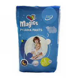 Підгузки-трусики Magics Розмір L, 27 - 57 кг, Вік 8 - 15 років, 12 шт