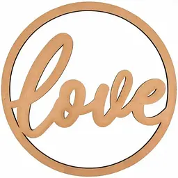 Заготовка напис Rosa Talent Love МДФ 30х30 см