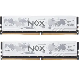 Оперативна пам'ять Apacer 32GB (2x16GB) DDR5 6000MHz NOX White (AH5U32G60C622MWAA-2)