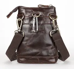 Чоловіча шкіряна сумка Vintage 12,5х17х4 см sum0012924 - мініатюра 3