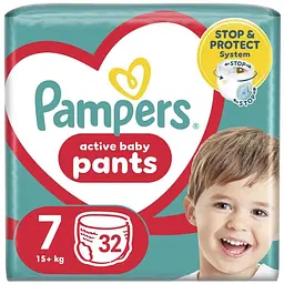 Підгузки Pampers Pants Розмір 7 (17+ кг) 32 шт (8006540374559)