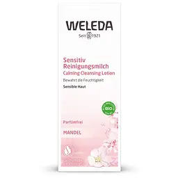 Очищуюче молочко для обличчя Weleda Мигдальне сенситив, 75 мл (008031DE) - мініатюра 2
