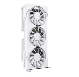 Відеокарта Radeon RX 9060 XT, XFX, Swift Triple OC Gaming (White Edition), 16Gb GDDR6, 128-bit, HDMI/2xDP, 3320/20000 MHz, 8-pin (RX-96TS316W7) - мініатюра 3