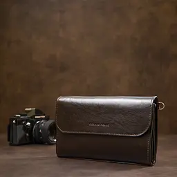 Чоловічий шкіряний клатч GRANDE PELLE 22х13,5х2,5 см sum0015563 - мініатюра 6