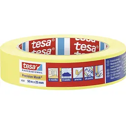 Стрічка малярна Tesa +150°C 8 міс. 50 м х 9 мм жовта
