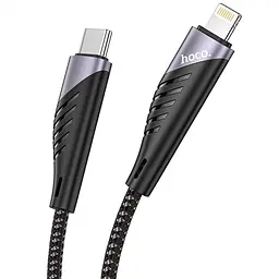 Дата кабель Hoco U95 Freeway 4in1 USB/Type-C to Type-C/Lightning 60W (1.2m) Black - мініатюра 4