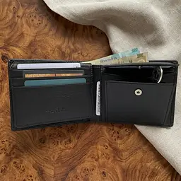 Горизонтальне портмоне Tony Perotti Contatto 396 nero (90448) Чорне - мініатюра 4