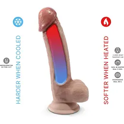 Фалоімітатор SilexD Johnny Premium Real Skin Flesh (7in MODEL 1) - мініатюра 5