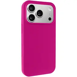 Чохол Epik Silk Full Protective (AA) NO LOGO для Apple iPhone 17 Pro / 18 Pro (6.3") Малиновий / Dragon Fruit