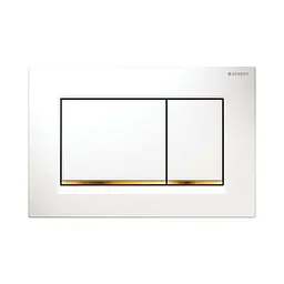 Клавіша змиву Geberit Sigma30 білий/золотий, Золотий 115.883.KK.1