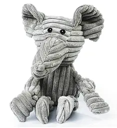 М'яка іграшка для собак PetLike Squeaky Grey Elephant