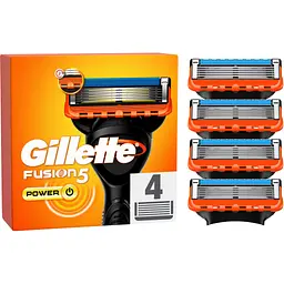 Змінні касети Gillette Fusion5 Power 4 шт. (7702018877591/7702018867219)