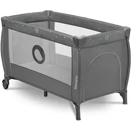 Манеж-ліжечко Lionelo Stefi Plus Grey Multicolor, сірий (LO-STEFI PLUS GREY MULTICOLOR) - мініатюра 3
