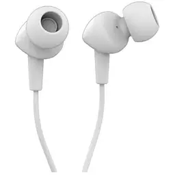 Навушники провідні JBL C100SI білі з мікрофоном - мініатюра 2