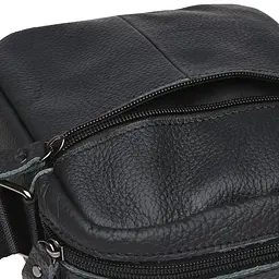 Чоловіча сумка через плече Keizer K11816-black 20х17х7 см Чорний - мініатюра 6
