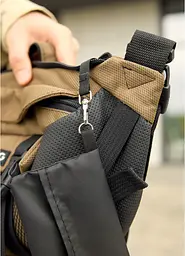 Велика чоловіча поясна сумка бананка для планшета Sambag 38х21 см sum0027305 - мініатюра 8