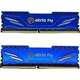 Модуль пам'яті ATRIA DDR4 16Gb (2x8) 3200MHz Fly Blue UAT43200CL18BLK2/16 (UAT43200CL18BLK2/16) Б/в