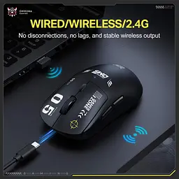 Комп'ютерна мишка Onikuma CW-905 Pro 12800 DPI Bluetooth 2.4GHz акумуляторна для ПК та ноутбука - мініатюра 8