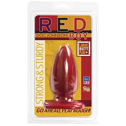 Анальна пробка Doc Johnson Red Boy - Large 5 Inch, 13.5х5.5 см, червоний - мініатюра 2