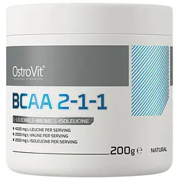 BCAA 2-1-1 200 грам, Без смаку OstroVit vit0006711