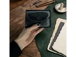 Жіночий гаманець із натуральної шкіри Italico 2058 nero Чорний 10x13,5x2,5 см TONY PEROTTI acs0032536 - мініатюра 9