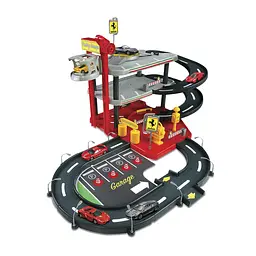 Ігровий набір - ГАРАЖ FERRARI (3 рівні, 2 машинки 1:43) Bburago 18-31204