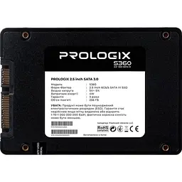 SSD накопичувач Prologix S360 256GB [PRO256GS360] [119339] - мініатюра 2