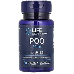 Пірролохінолінхінон Life Extension PQQ 20 мг 30 вегетаріанських капсул