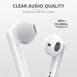 Навушники Trust Primo Touch True Wireless Mic White (23783_Trust) - мініатюра 10