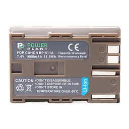 Акумулятор до фото/відео PowerPlant Canon BP-511 (DV00DV1011) - мініатюра 2
