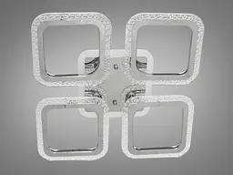Стельова світлодіодна люстра з димером Diasha AS8170/4HR LED 3color 55W - мініатюра 4