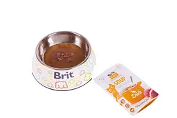 Вологий корм для котів Brit Care Soup з качкою 75 г - мініатюра 4