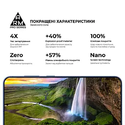 Захисне скло на Samsung Galaxy S26 5G з олеофобним покриттям, Pro, повне проклеювання, антистатичний і пиловідштовхуючий шар, 9H, самоклеючеся, 2.5D, на весь екран, антистатичний клей, ArmorStandart (ARM88715) - мініатюра 5