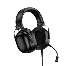 Навушники накладні Hoco W113 ігрові USB чорний - мініатюра 4