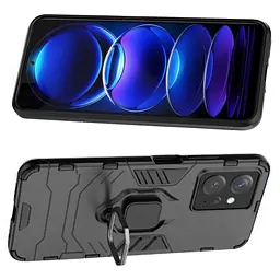 Чохол бампер Primolux Ring Armor для Xiaomi Redmi Note 12 4G Black - мініатюра 4