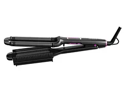 Плойка для створення локонів фіолетовий Pro Ardesto HC-Y220PRO, чорний, 90 Вт, LED дисплей з індикацією температури роботи,
