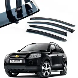 Дефлектори вікон вітровики HIC для Chevrolet Captiva 2007-2011 2011- (CHR16)