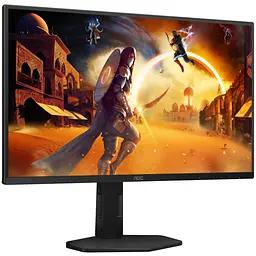 Монітор TFT 24.5" AOC 25G4SXU, Fast IPS, 300 Гц, 2xHDMI, DP, HAS, Pivot, чорно-сірий (25G4SXU) - мініатюра 8