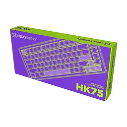 Клавіатура Hator Hellyberry HK75 Mechanical Linear RGB USB UA White/Violet (HK75) - мініатюра 9