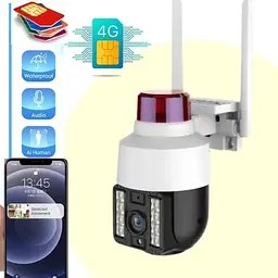 Бездротова вулична камера Grand Wi-Fi PTZ Verto VRT-C262 FHD 4mp поворотна з сигналізацією - мініатюра 3